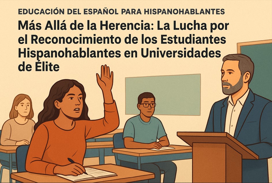 Más Allá de la Herencia: La Lucha por el Reconocimiento de los Estudiantes Hispanohablantes en Universidades de Élite – Educación del Español para Hispanohablantes
